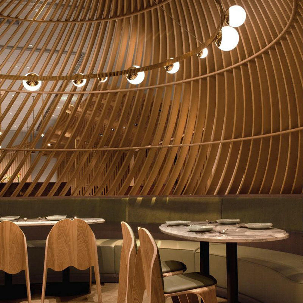HUALIN Modern style hotel restaurant partition decorative screen dining area separation beautification