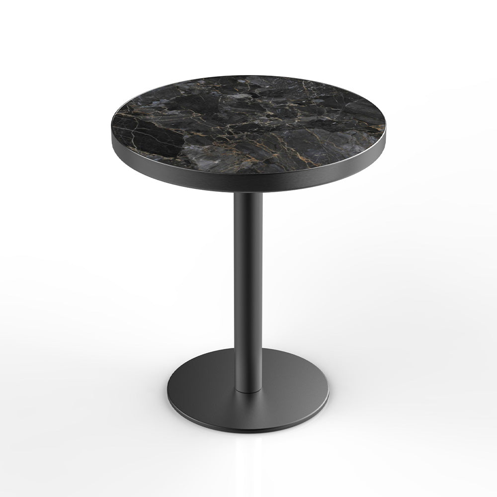 HUALIN Modern style restaurant stone pattern luxury rock slab dining table sintered stone dining table custom sizes and colors