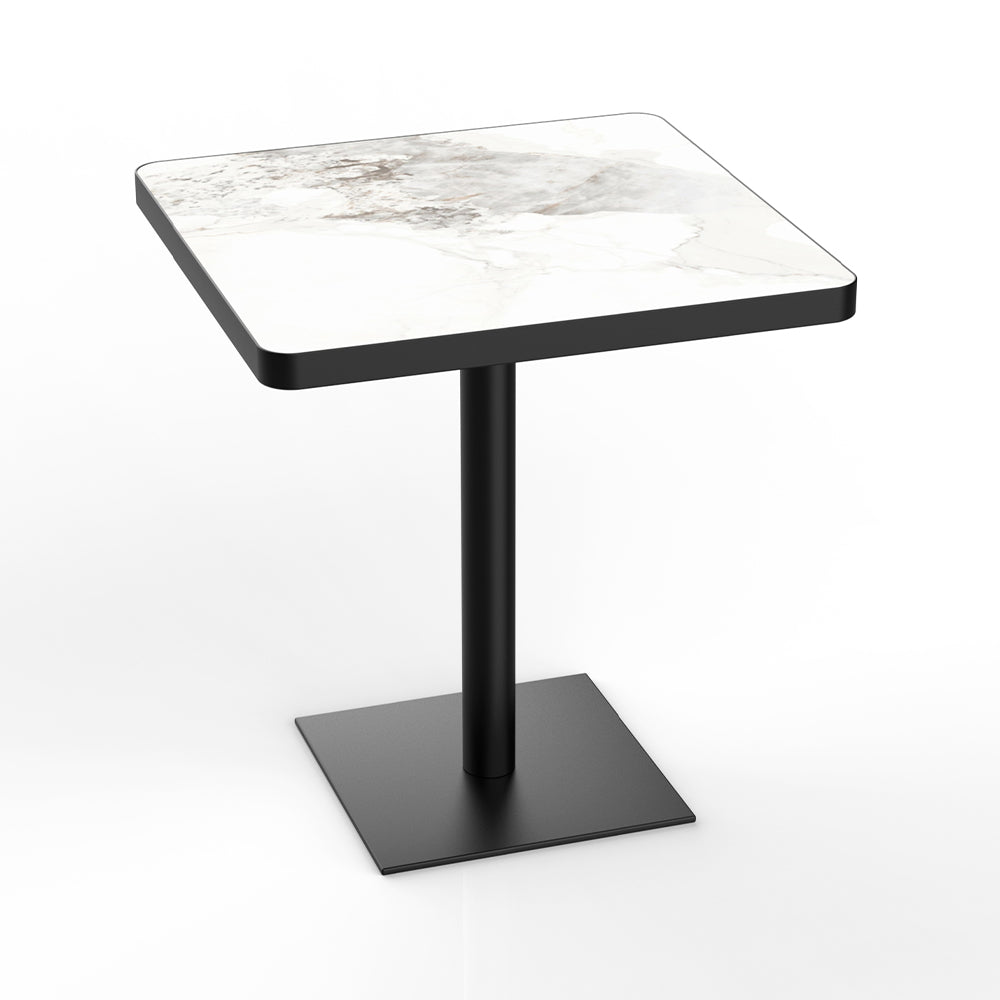 HUALIN Restaurant luxury sintered stone ceramic dining table with comfortable chair
