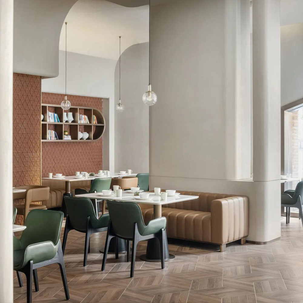 HUALIN Luxury restaurant hotel sofa booth customization