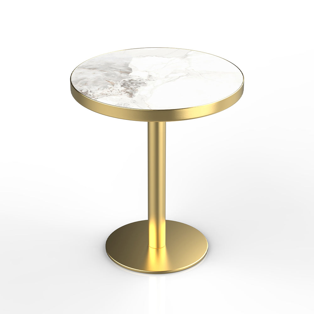 HUALIN Hotel theme restaurant luxury sintered stone dining table, marble dining table, customizable size and color