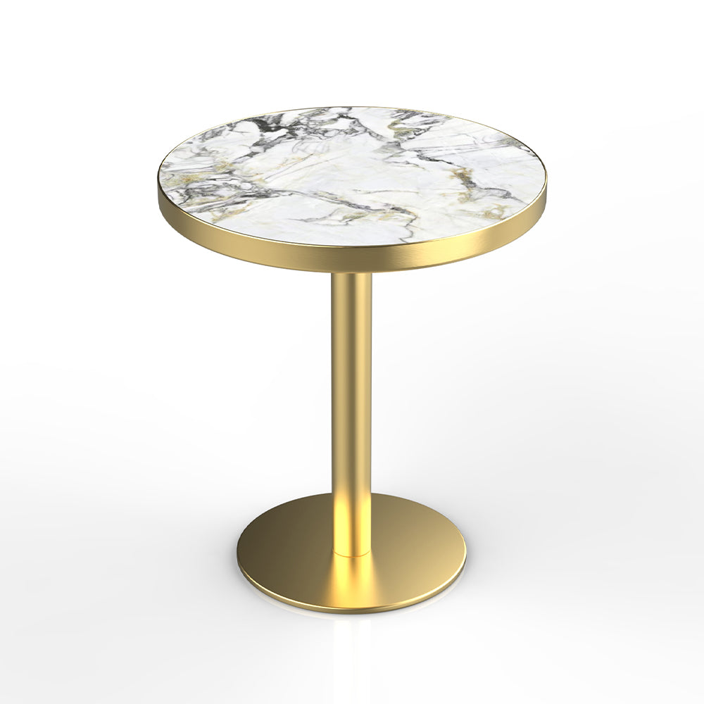 HUALIN Hotel theme restaurant luxury sintered stone dining table, marble dining table, customizable size and color