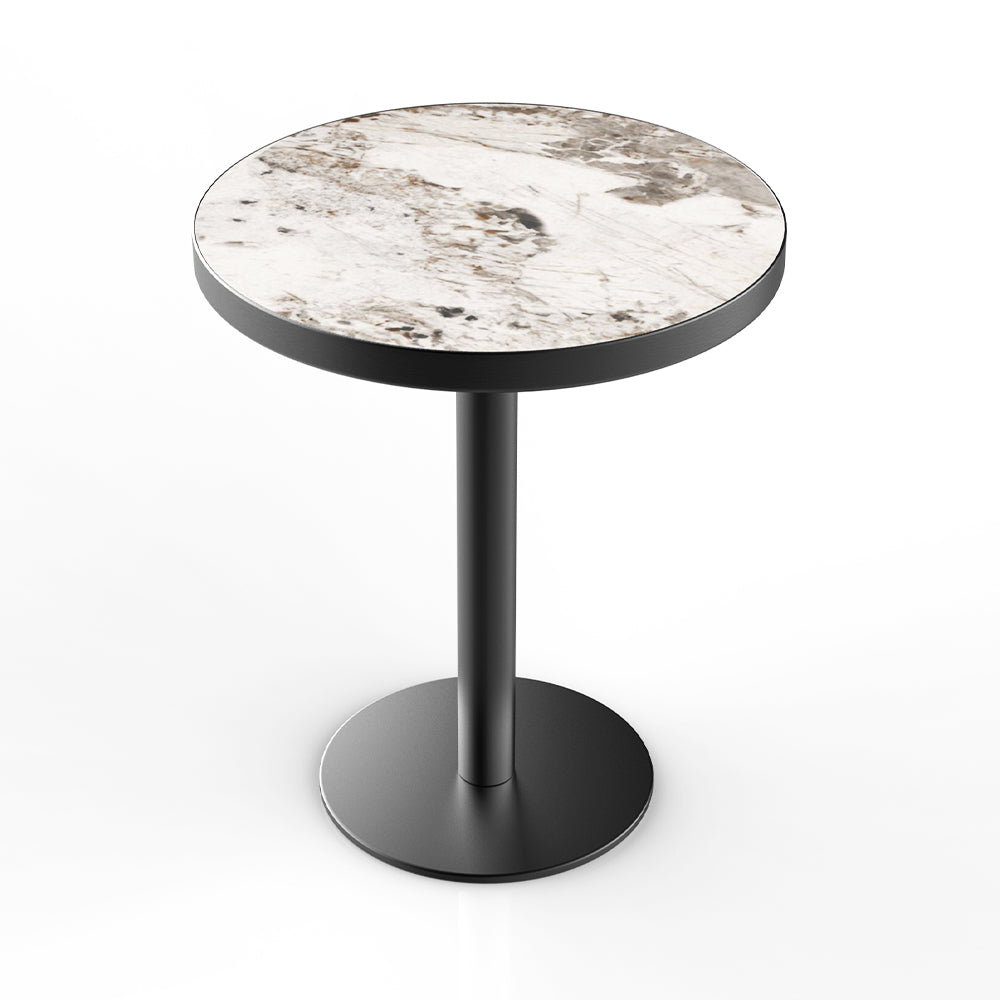 HUALIN Restaurant luxury sintered stone ceramic dining table with comfortable chair