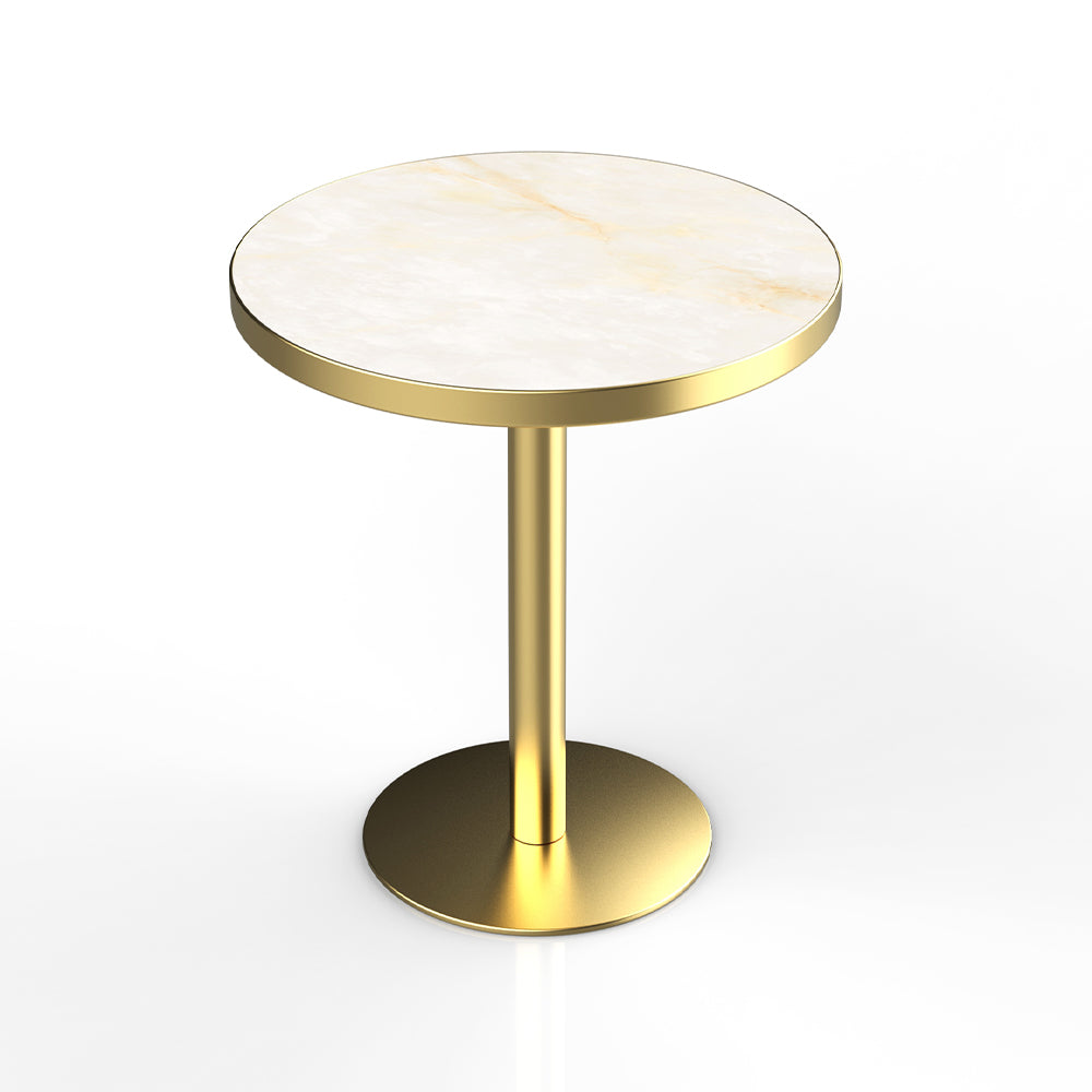 HUALIN Restaurant luxury sintered stone ceramic dining table with comfortable chair