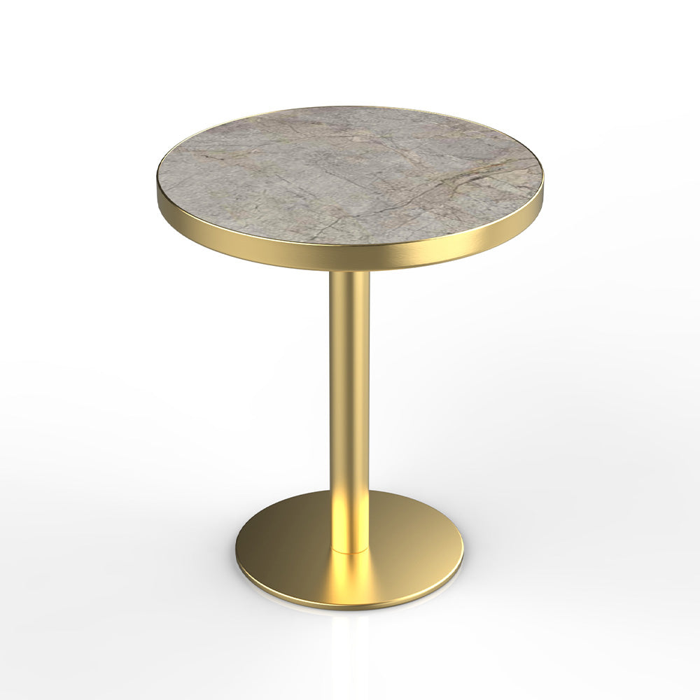 HUALIN Industrial style restaurant grey luxury slate dining table sintered stone dining table custom size and color