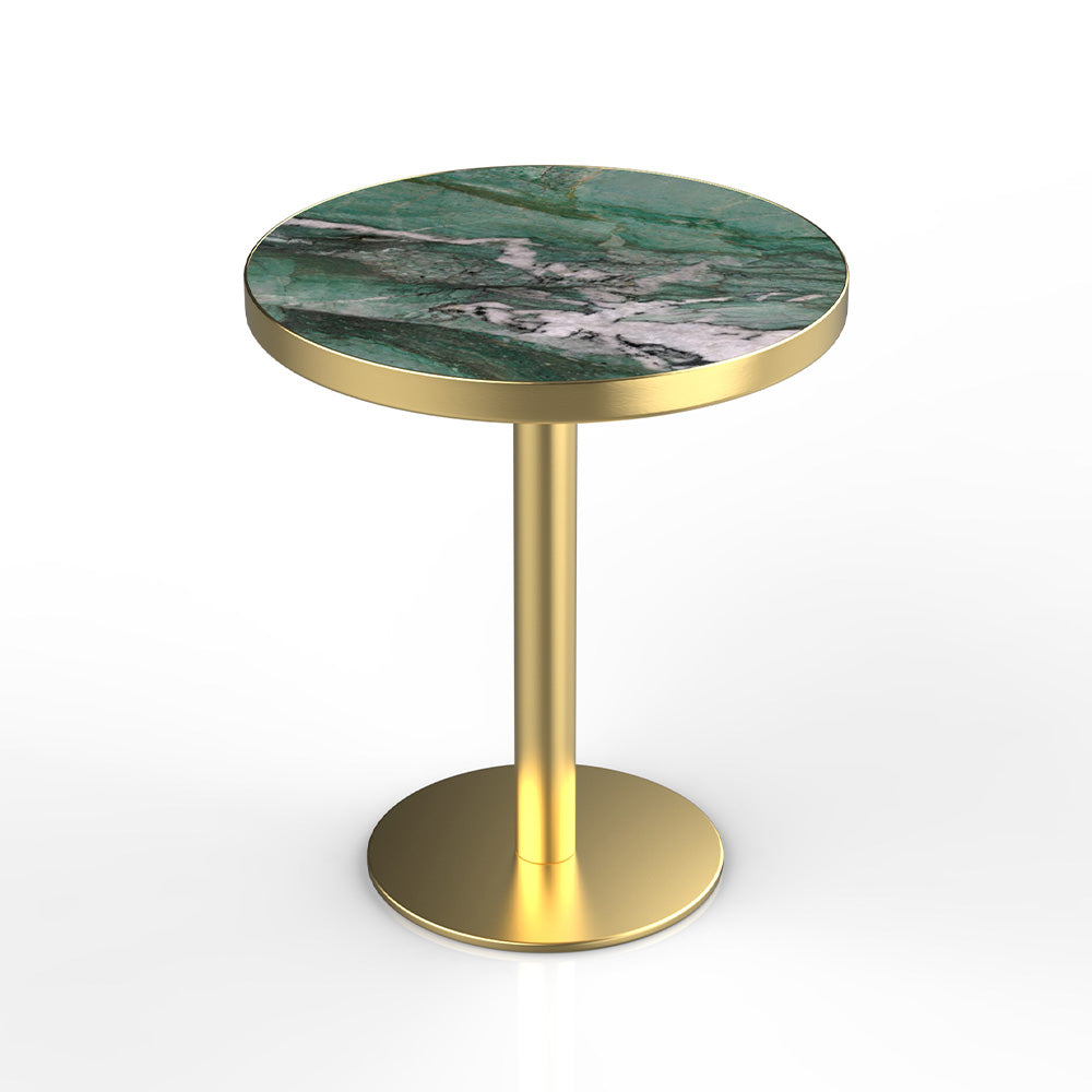 HUALIN Modern style restaurant stone pattern luxury rock slab dining table sintered stone dining table custom sizes and colors