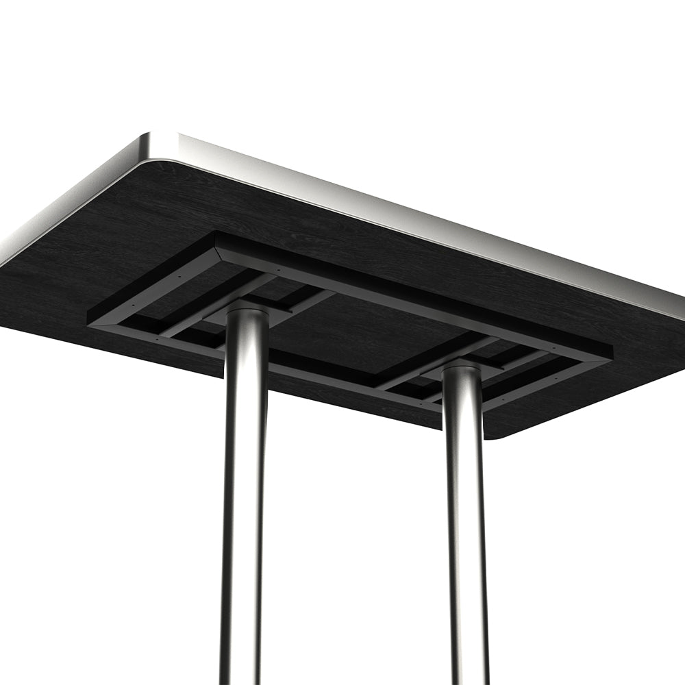 HUALIN Restaurant luxury sintered stone dining table with comfortable chairs, customizable material, color and size