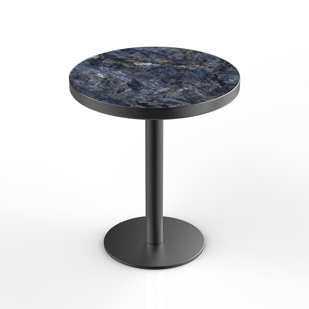 HUALIN Modern style restaurant stone pattern luxury rock slab dining table sintered stone dining table custom sizes and colors