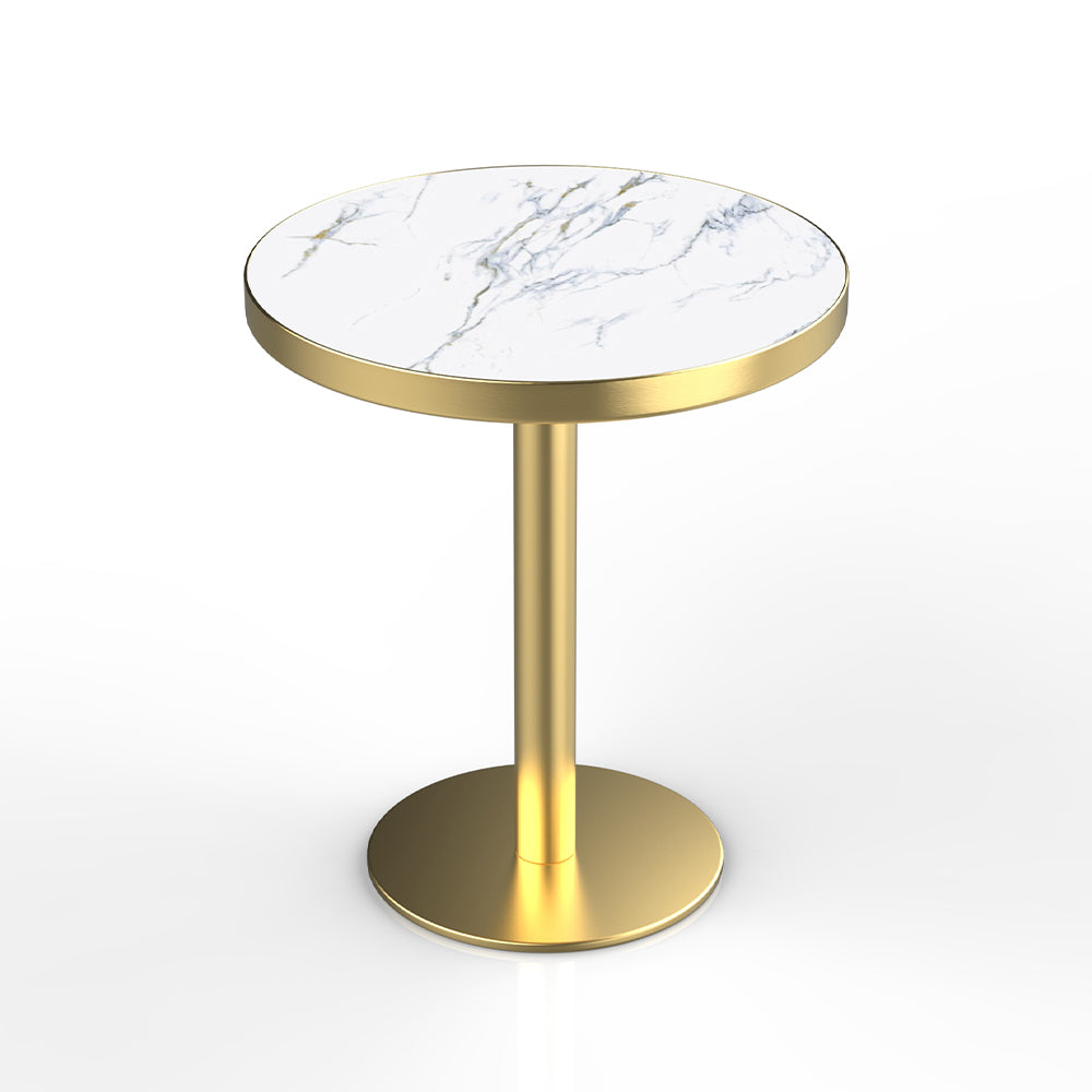 HUALIN Hotel theme restaurant luxury sintered stone dining table, marble dining table, customizable size and color