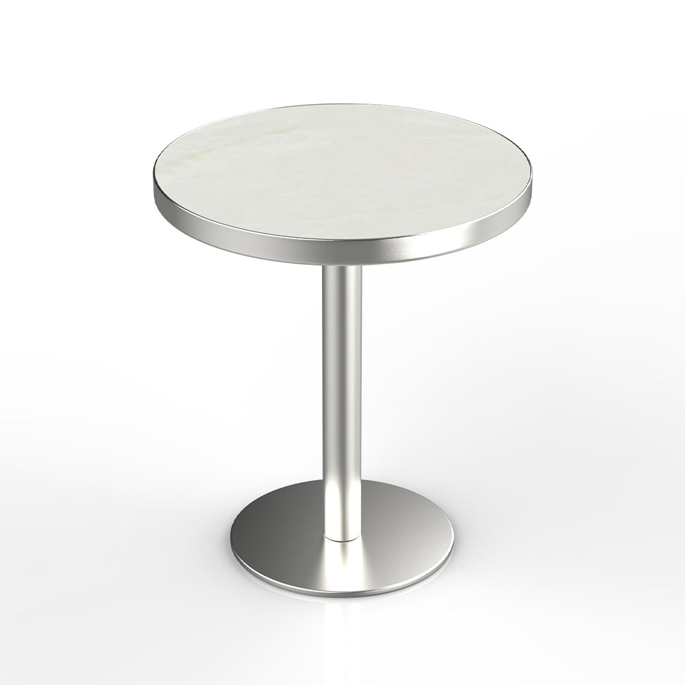 HUALIN Modern style restaurant stone pattern luxury rock slab dining table sintered stone dining table custom sizes and colors