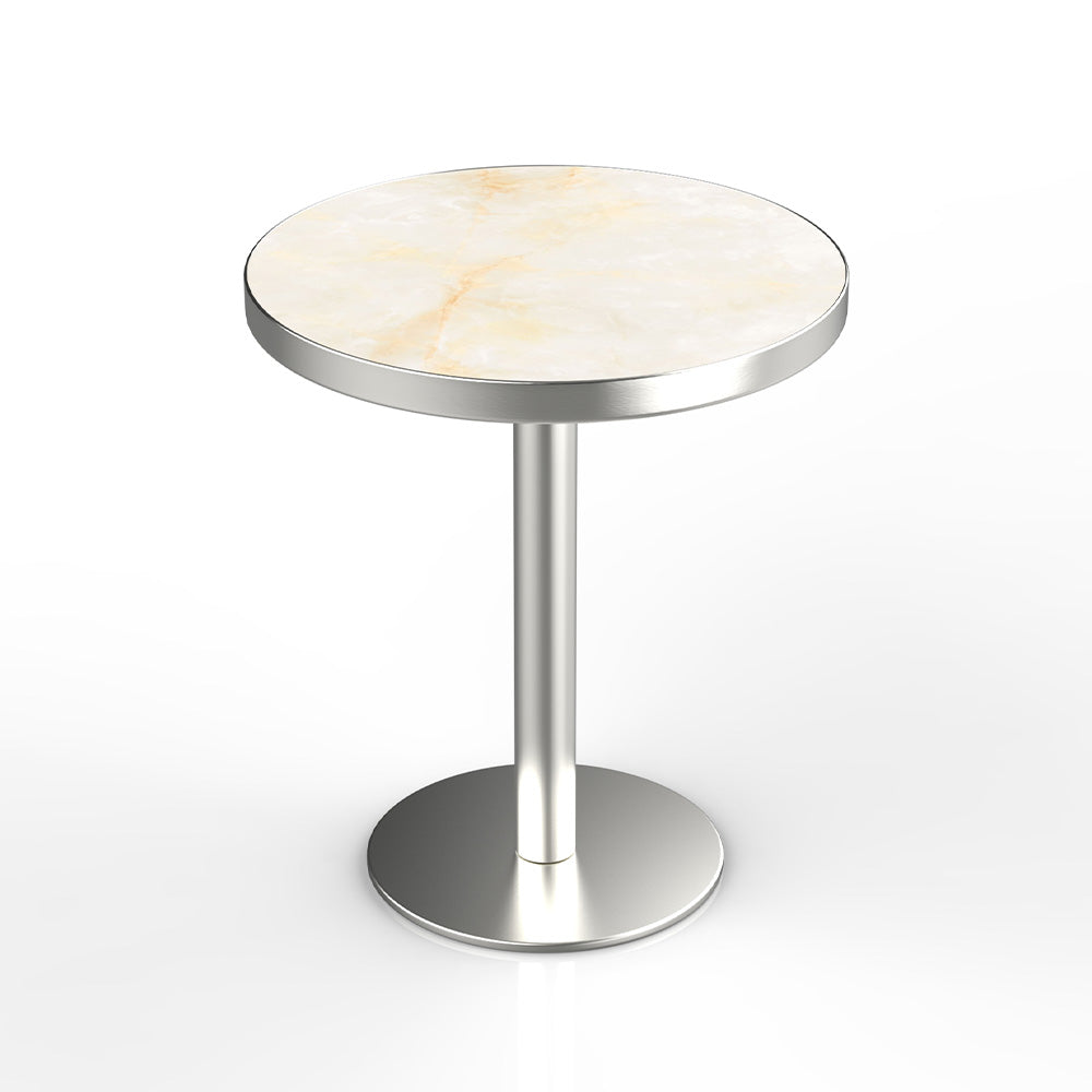 HUALIN Modern style restaurant stone pattern luxury rock slab dining table sintered stone dining table custom sizes and colors